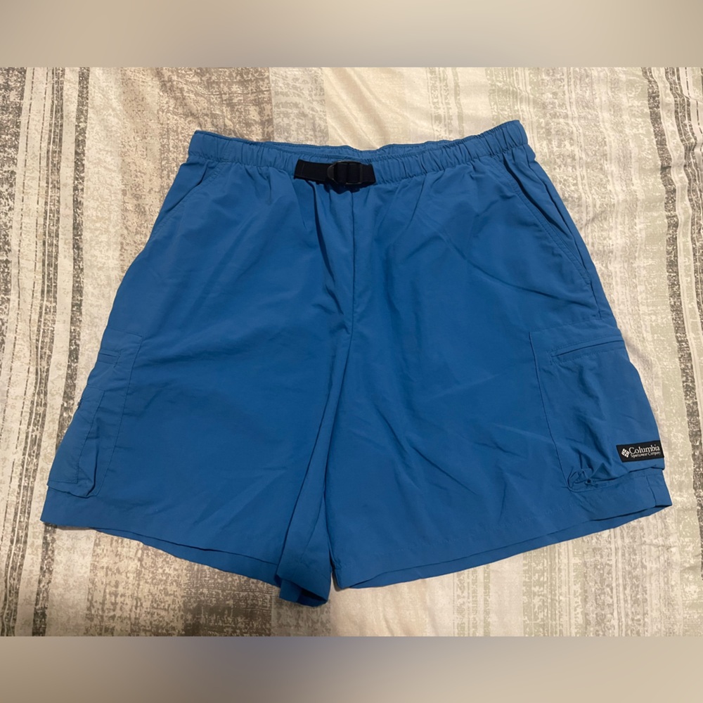 Columbia Men's Vibrant Blue Athletic Shorts